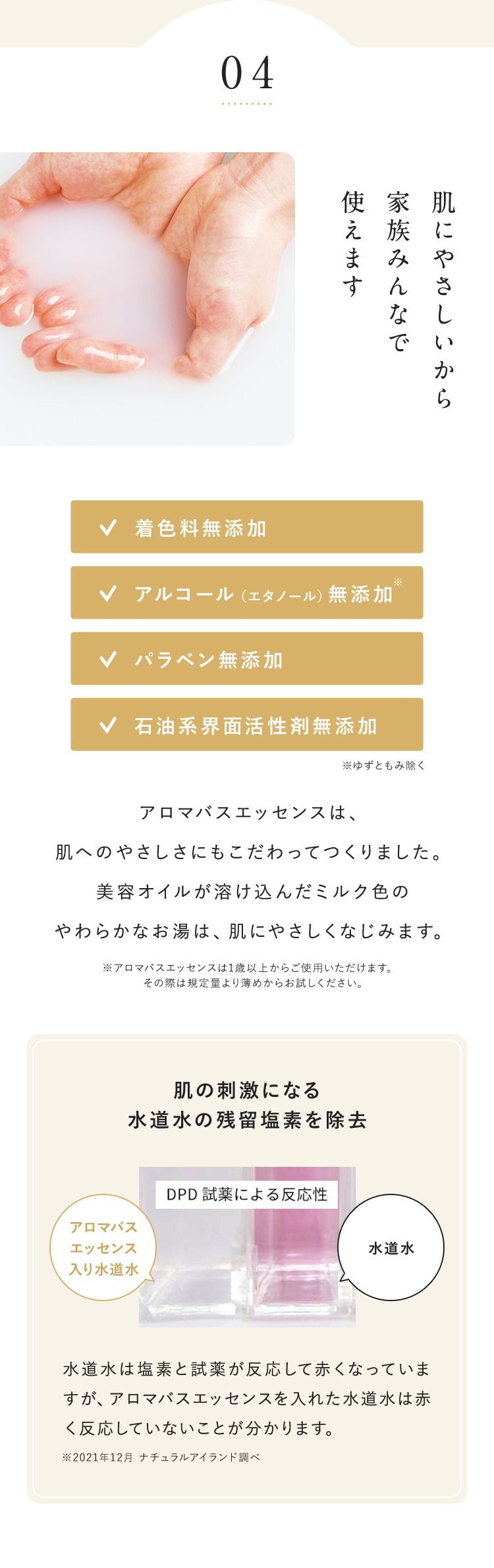 4つのこだわり 4