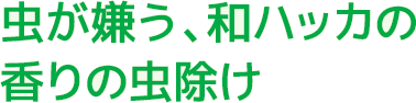 虫よけ対策に天然アロマの虫よけミスト