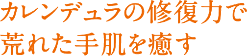 カレンデュラの修復力で荒れた手肌を癒す