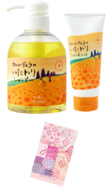 カレンデュラのいたわりヘアケアセット
