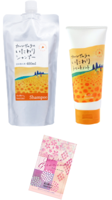 カレンデュラのいたわりヘアケアセット(詰め替え)