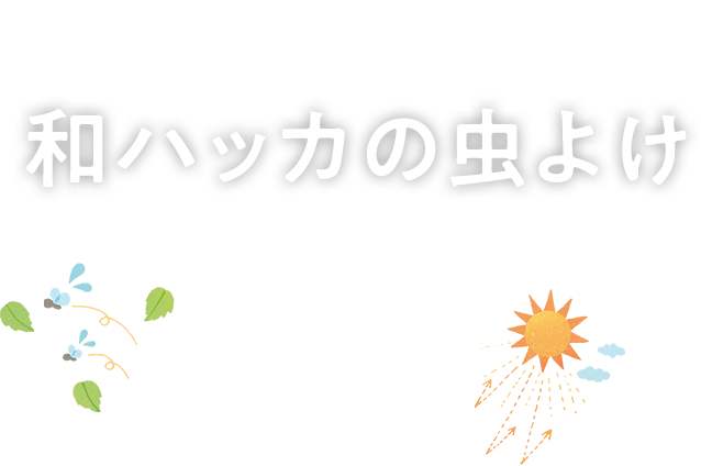 毎日の暮らしに取り入れたい和ハッカの虫よけ