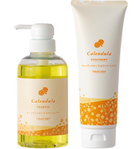 カレンデュラのいたわりヘアケアシリーズ